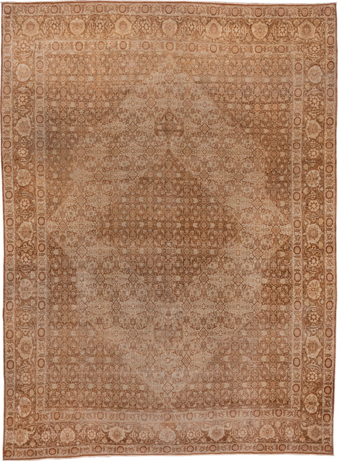 Antique Tabriz Area Rug (9' x 12')